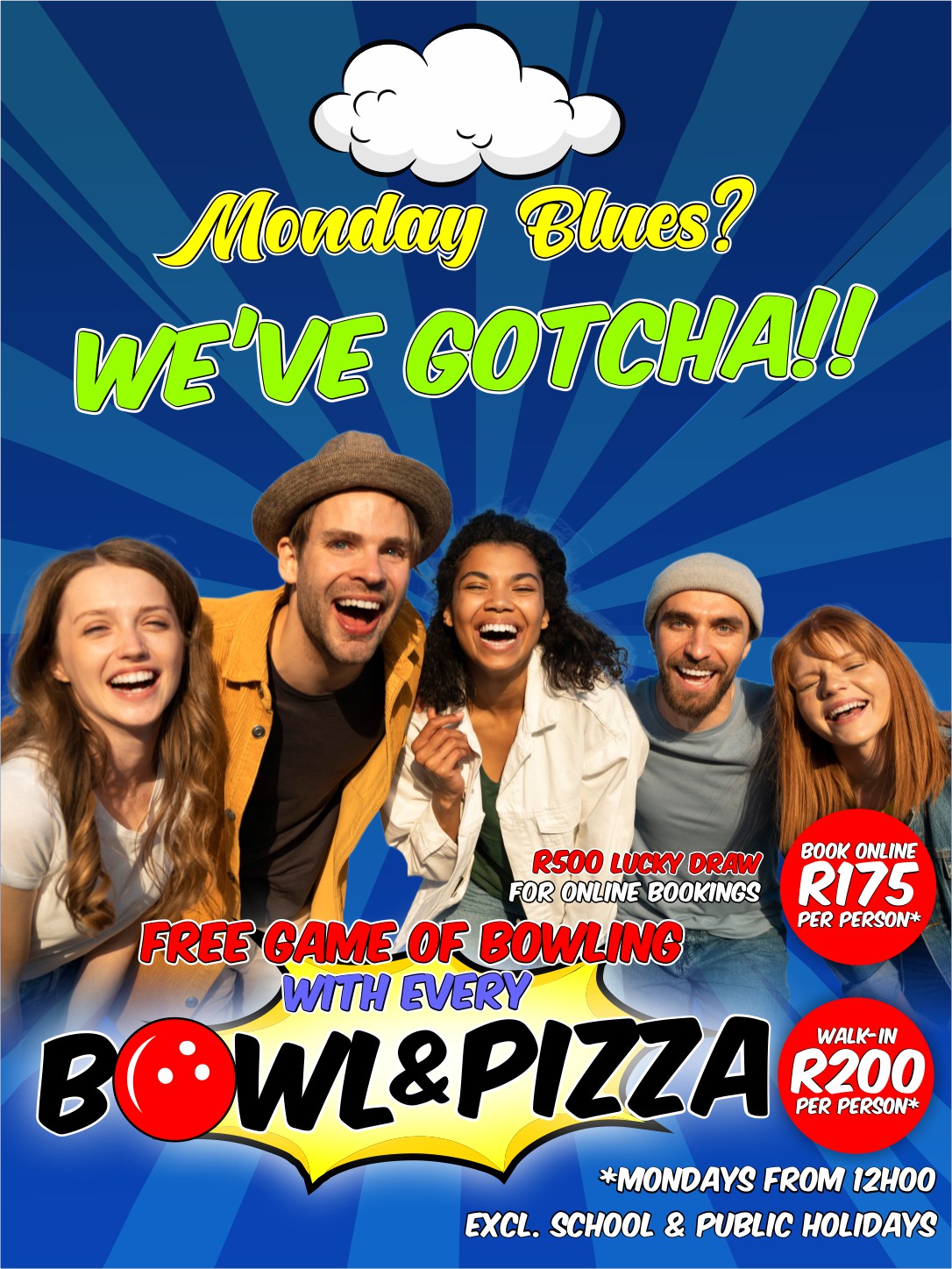 Monday Bowl and Pizza